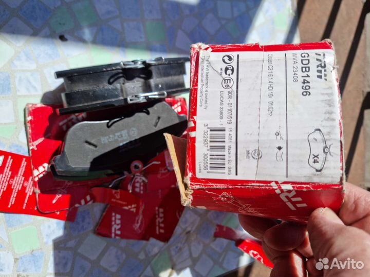 Тормозные колодки на Ситроен c3