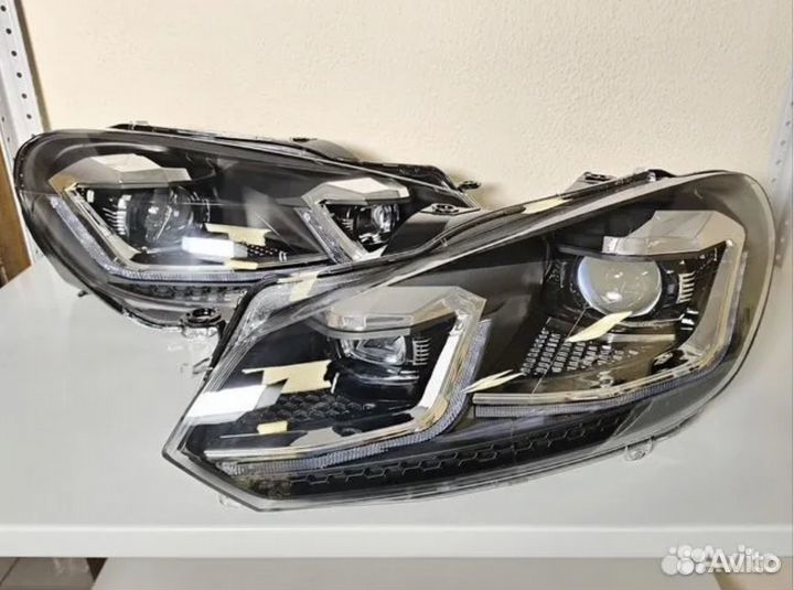 Светодиодные фары Full LED VW Golf 6 2008-2012