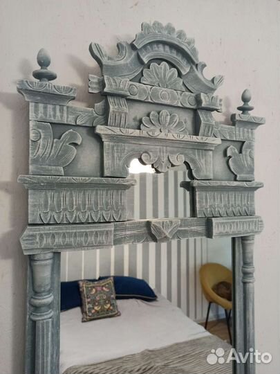 Зеркало старинное винтажное