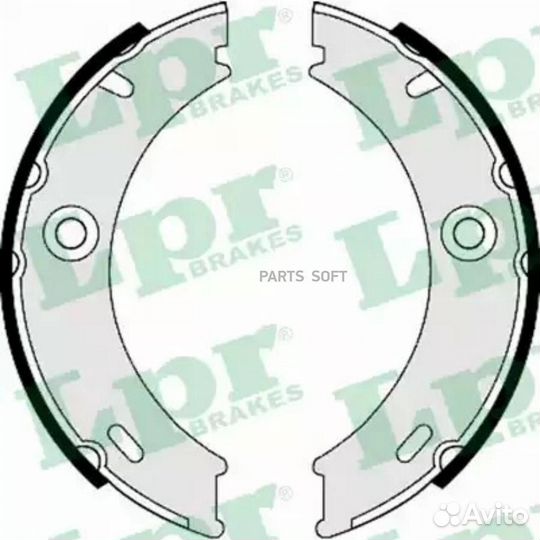 LPR 07970 Колодки торм. барабанные