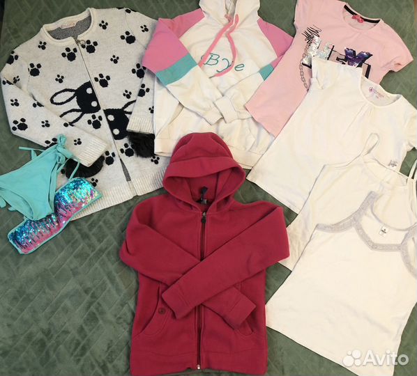 Вещи пакетом на девочку 152-158