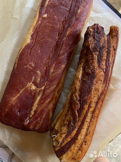 Копчёная грудинка