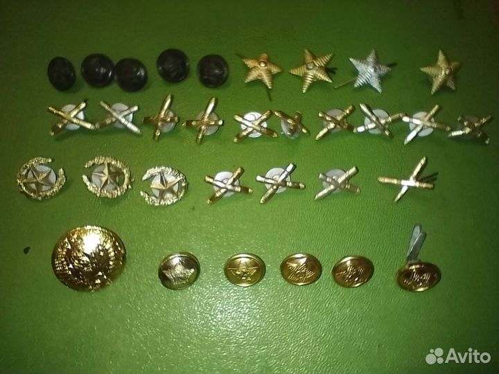 Военные пуговицы, знаки СССР
