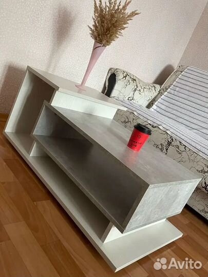 Журнальный столик для ноутбука кофейный