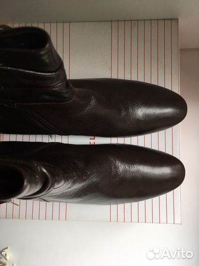 Полусапожки демисезонные кожа новые р.39