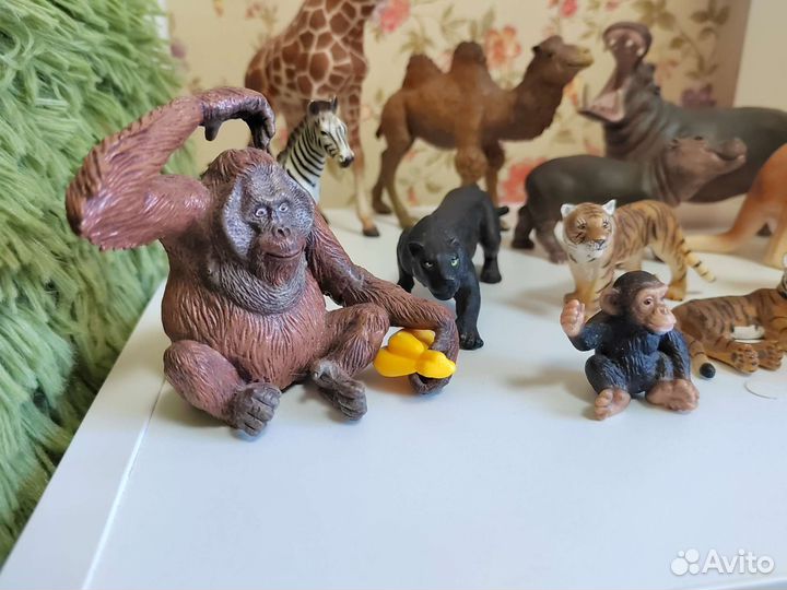 Животные schleich, papo, collecta