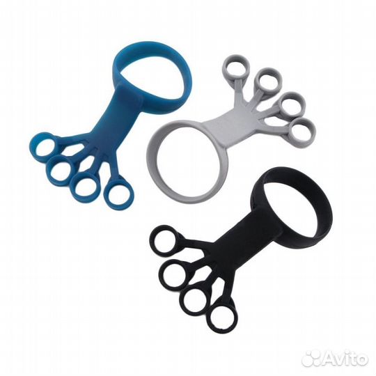 Тренажёр для пальцев силиконовый чёрный