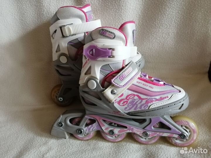 Роликовые коньки детские с защитой