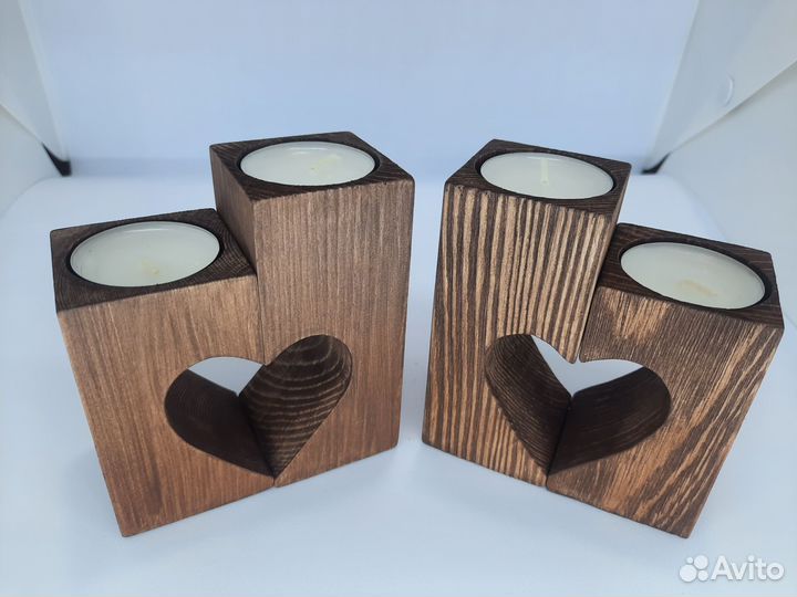 Подсвечник сердце