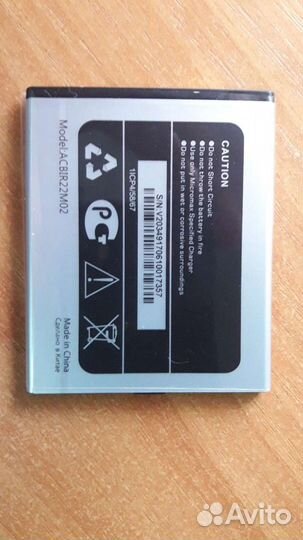 Аккумулятор Micromax Q409, Q421, Q4202