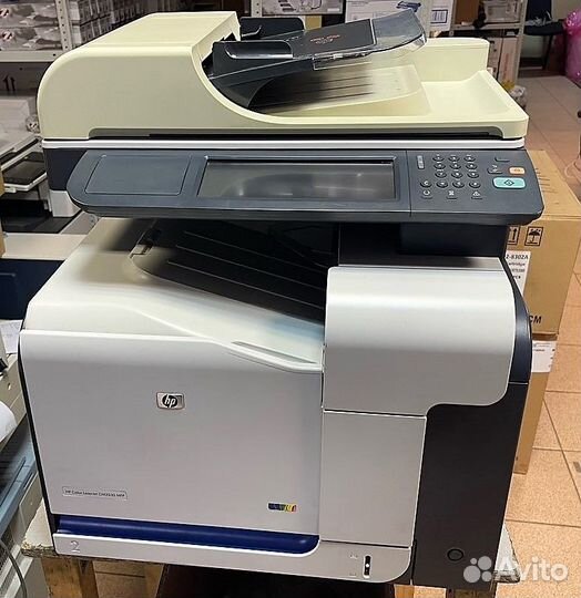 Мфу лазерное HP Color LaserJet CM3530 MFP, цветной