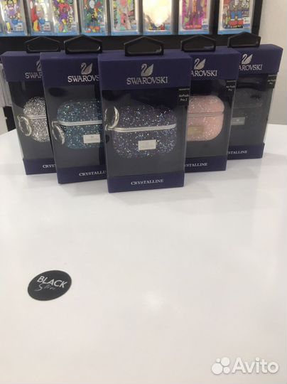 Чехлы Swarovski на airpods 2,3
