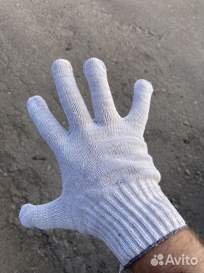 Перчатки рабочие с пвх точками