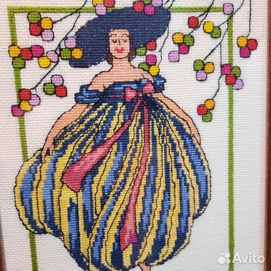 Картина,вышитая крестом 