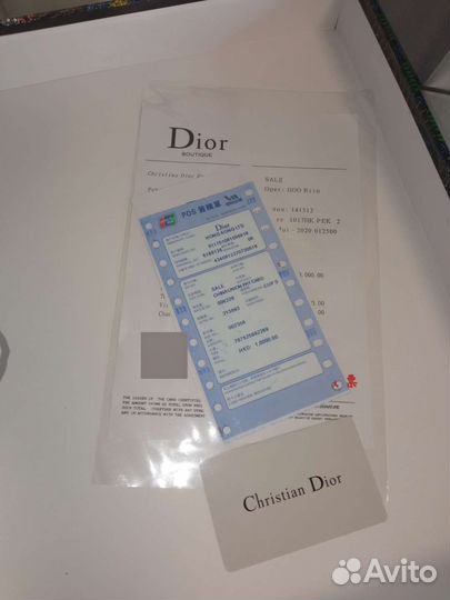 Christian dior упаковка от фирменной сумки