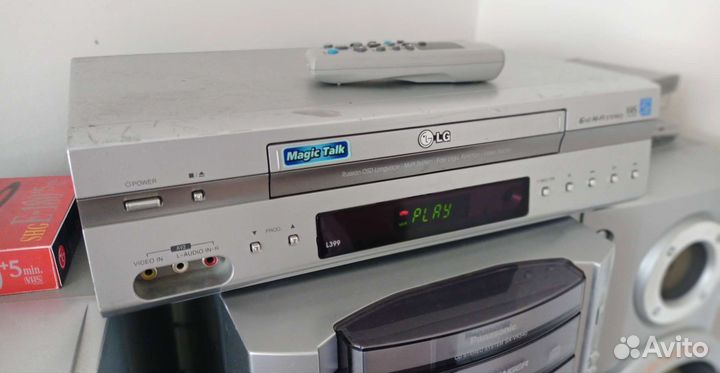 HiFi Stereo Видеомагнитофон LG L399. VHS Стерео