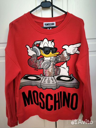 Свитшот лонгслив худи H&moschino hm moschino M