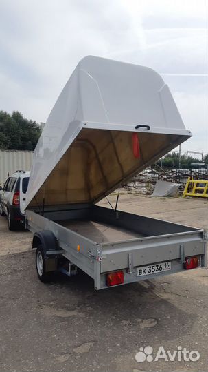 Стеклопластиковая крышка на прицеп