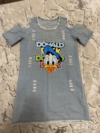 Джинсовое платье