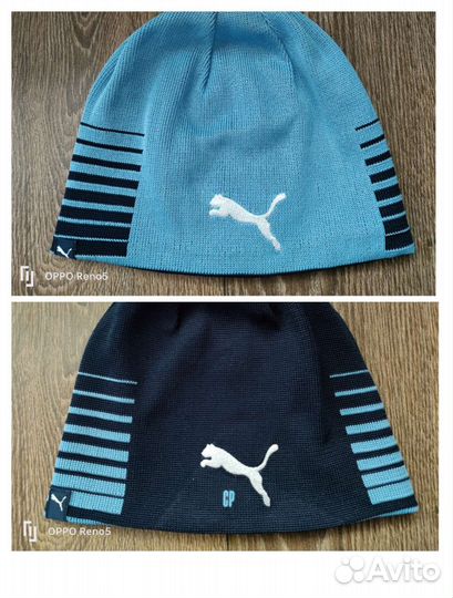 Шапка двухсторонняя Puma Manchester city