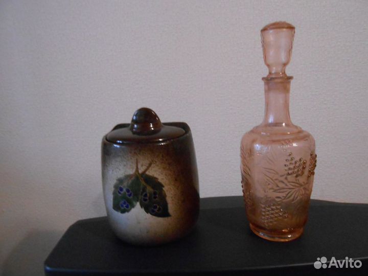 Графин и кувшин, кружка, бокал