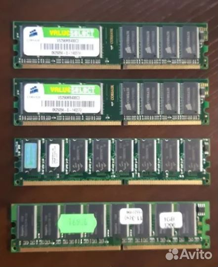 Комплектующие: CPU, озу разных видов и поколений