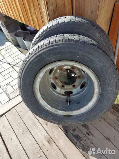 Два колёса в сборе 225/75/R16c