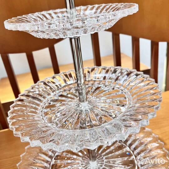 Ваза Баккара фруктовница этажерка Baccarat