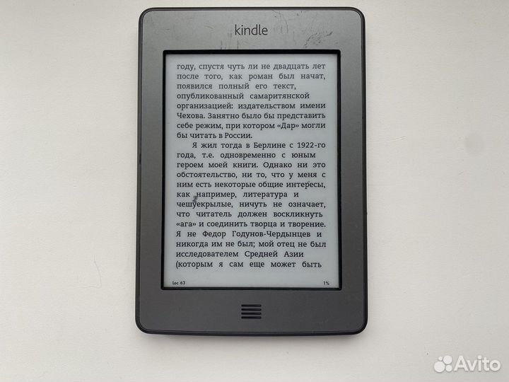 Электронная книга Amazon Kindle Touch с Wi-Fi + 3G