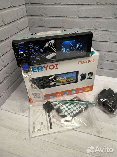 Автомагнитолы 1 din с bluetooth Pervoi 4480 USB