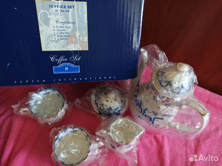 Новый чайный сервиз Zepter Eden оригинал