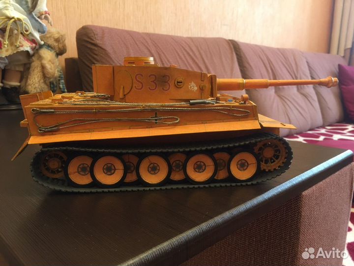 Модель танка тигр 1:25