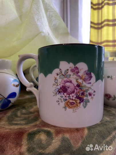 Кружка СССР полонский фарфоровый завод 50е