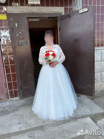 Продам свадебное платье, 52 р