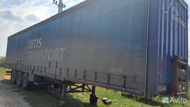 Полуприцеп шторно-бортовой Krone SDP27, 2003