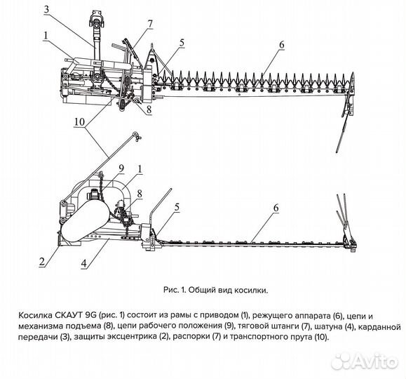 Косилка СКАУТ 9G-1.8, 2023