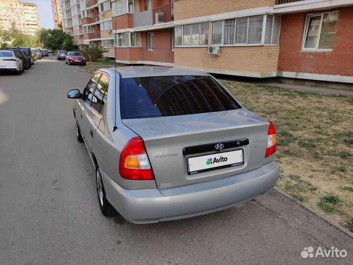 Hyundai Accent 1.5 AT, 2008, 132 000 км