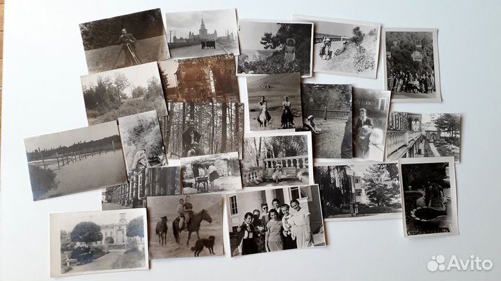 Старые фото 40-е и 50-е гг. 77 штук, одним лотом