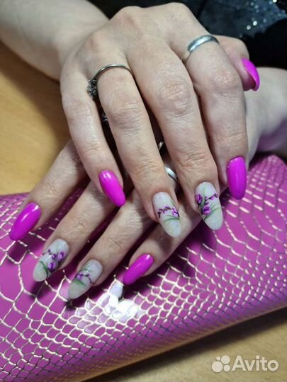 Маникюр с покрытием гель-лаком