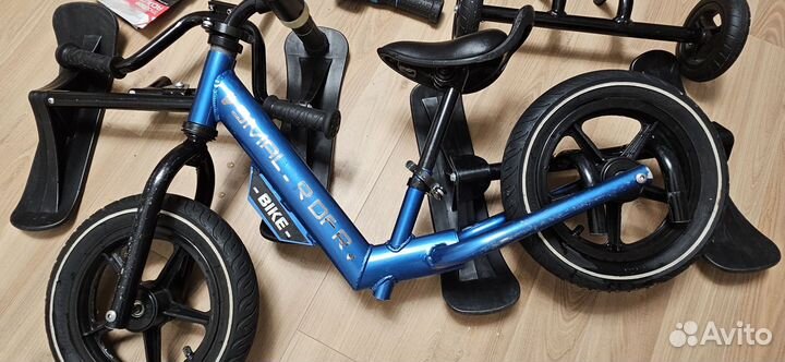 Беговел снегокат SmallRider Roadster X plus Combo