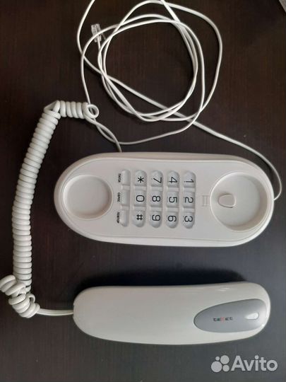 Телефонный аппарат проводной новый