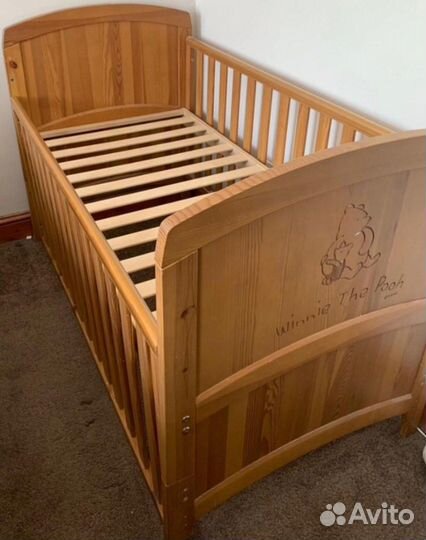 Кровать mothercare 140х70 с матрасом