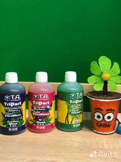 Набор удобрений Flora Series для жесткой воды 0,5