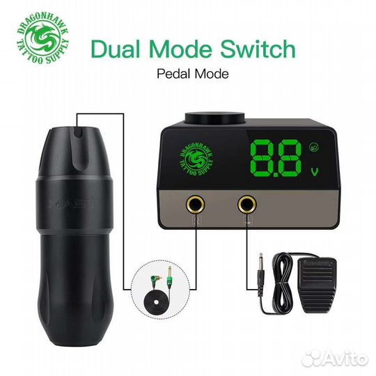 Блок питания dragonhawk для тату машины