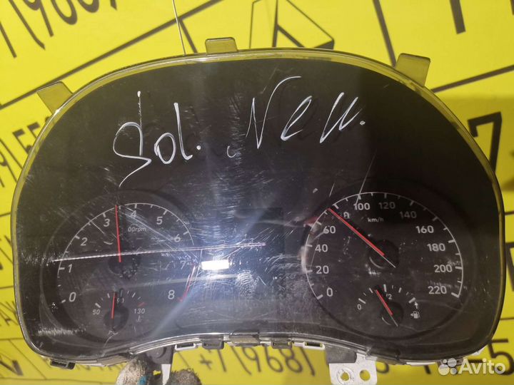 Панель приборов hyundai solaris 2 МКПП