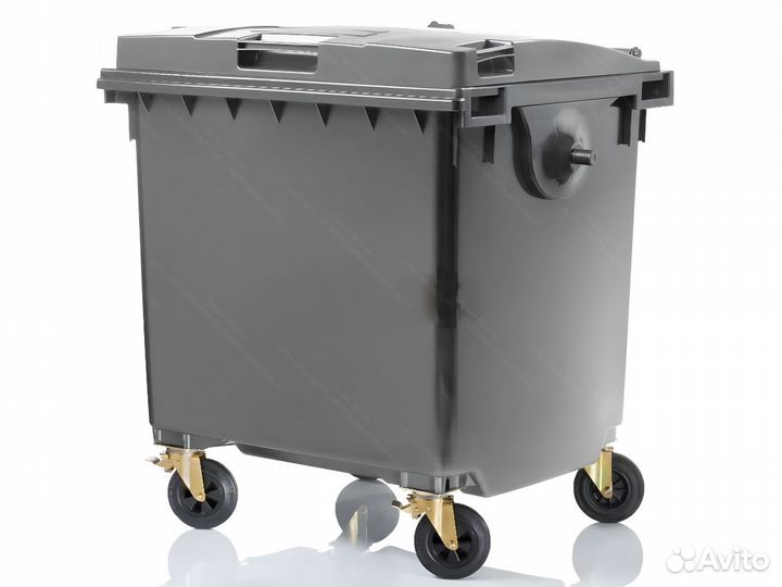 Бак мусорный пластиковый 1100л 1.1-1057