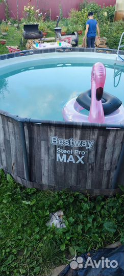 Каркасный бассейн 366 на 100 бу