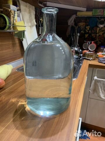 Бутыль стеклянная 6 литров, «полведра»