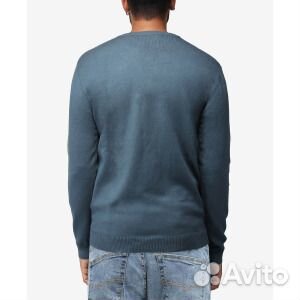Мужской базовый пуловер с v-образным вырезом, свит