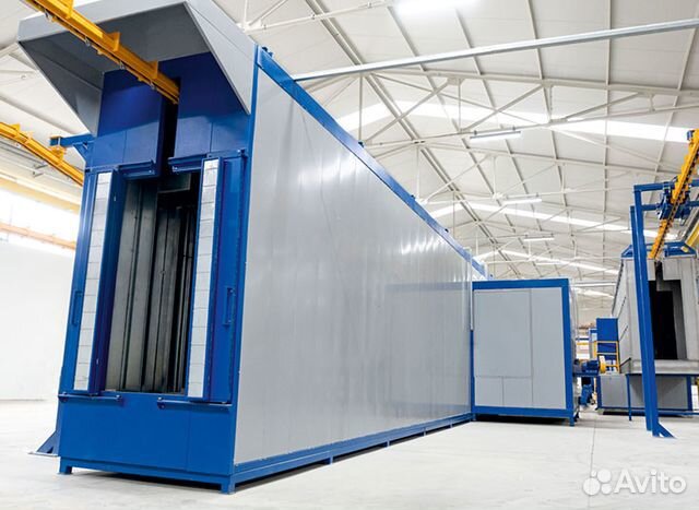 Линия порошковой окраски автоматическая